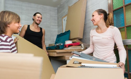 Careful handling of office equipment during relocation