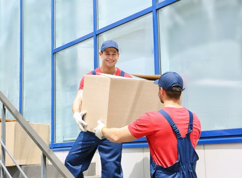 Removal team planning a house move in Barking