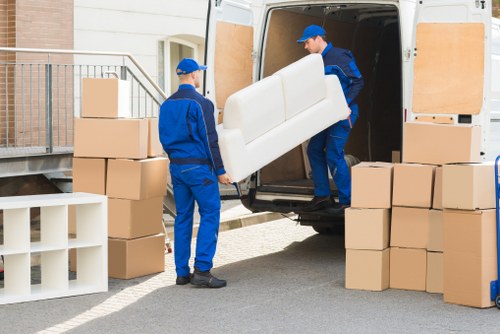 Van collection service supporting recycling in Barking