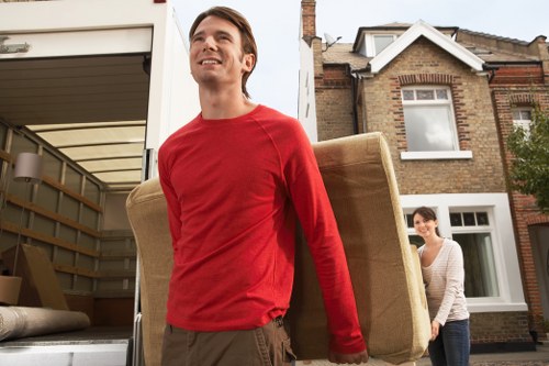 Packing and furniture handling for a house move in Barking