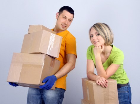 Local movers loading furniture near Barking properties