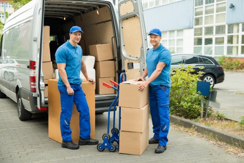 Commercial moving and office transport support