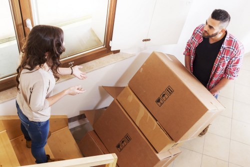 House move support for a flat in Barking