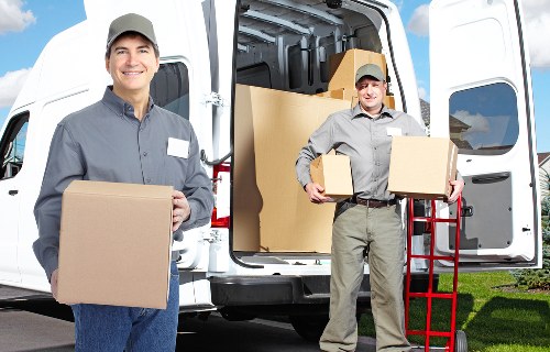 Moving team handling a flat relocation in Barking
