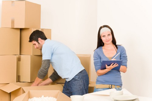 Professional movers handling a residential move in Barking