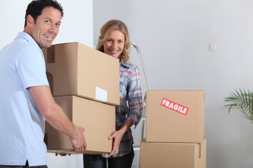 Local moving service handling boxes and household items in Barking